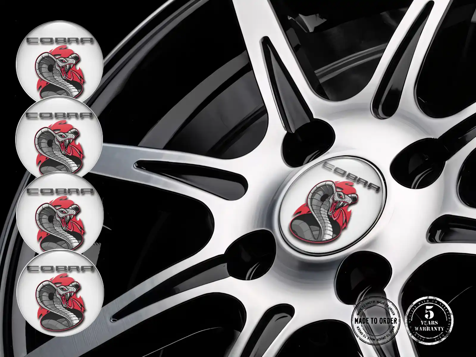 Custom Dome Stickers Style Luxury Rim Emblems